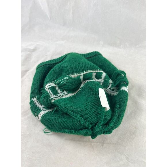 Luck O The Irish Knit Beret Hat Green White Pom St Patricks Day Parade Wear - Picture 6 of 8